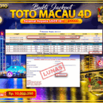 Bebtoto Jackpot Toto Macau 4D Rp 10.000.000 Lunas