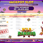 BEBTOTO Jackpot Wild Bandito Rp45.010.000 Lunas